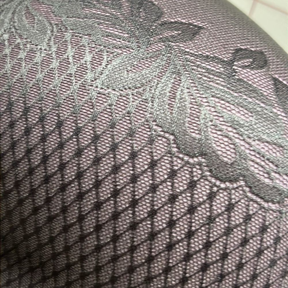 NATORI Support Smooth Scroll Lace Convertable Underwire Grey/Plum Bra SZ 32DDD - Picture 10 of 16